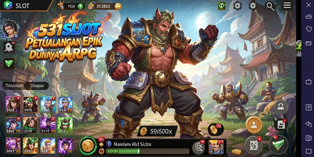 Tampilan gameplay ARPG seru dalam 531SLOT dengan grafik memukau.