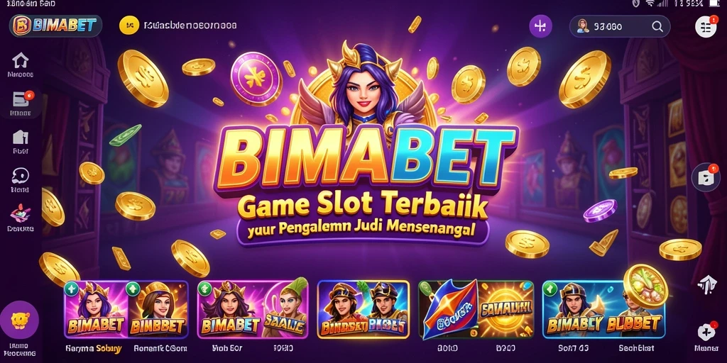 Tampilan gameplay Slot BIMABET yang mengasyikkan dan penuh warna.