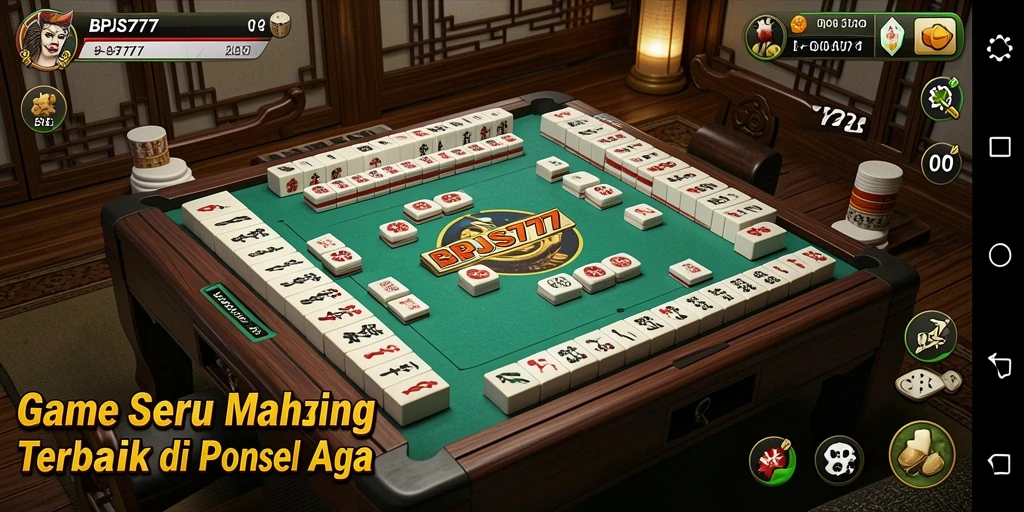 Tampilan gameplay menarik dalam game Mahjong BPJS777.