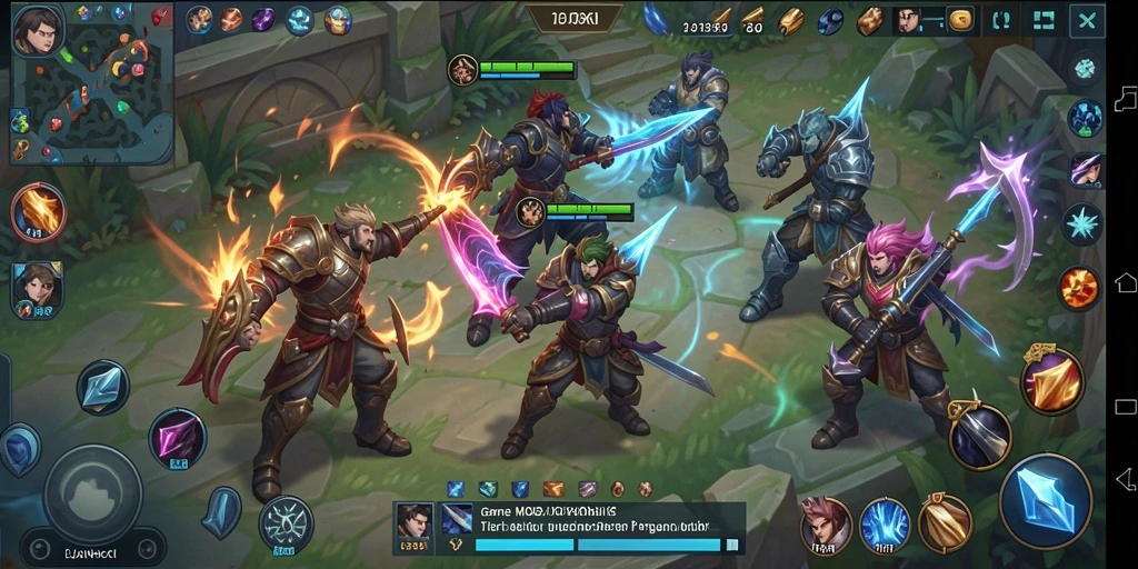 Gameplay menarik dari CUANHOKI dengan aksi tim yang seru.
