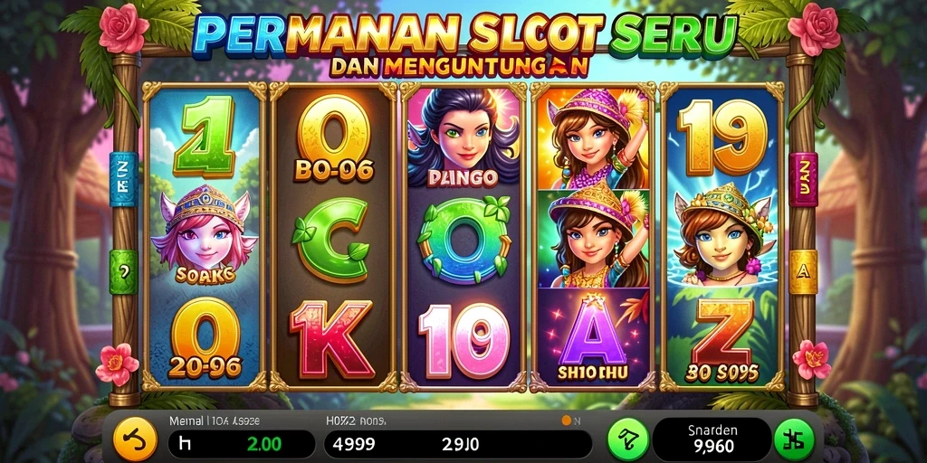 Tampilan gameplay H03 yang menarik dan seru dengan berbagai simbol slot.