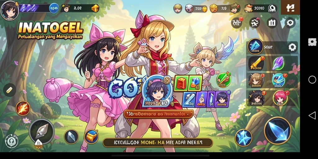 Tampilan menarik dari gameplay yang penuh aksi di INATOGEL.