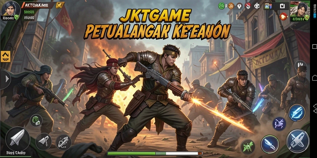 Tampilan menarik dari gameplay JKTGAME yang penuh aksi.