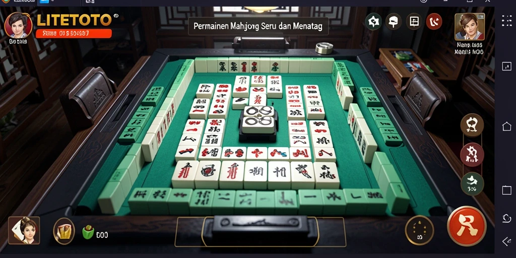 Tampilan luar biasa dari gameplay Mahjong LITETOTO.