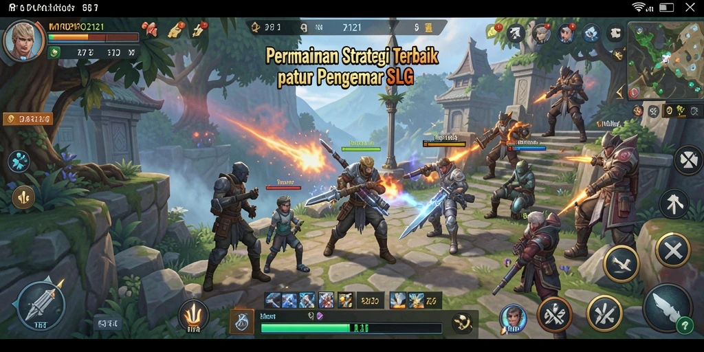 Screenshot gameplay MPO2121 yang menampilkan pertempuran strategis.