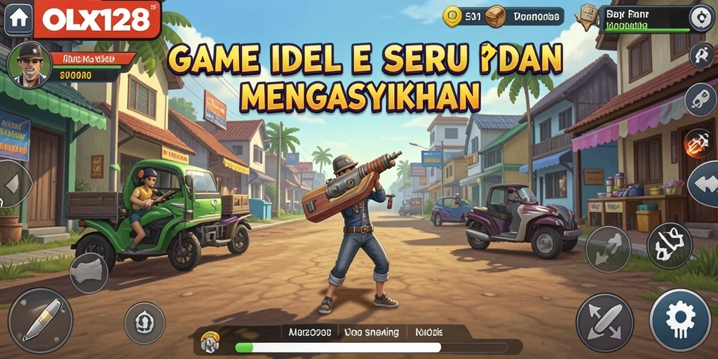 Tangkapan layar OLX128 menampilkan gameplay santai yang menarik.