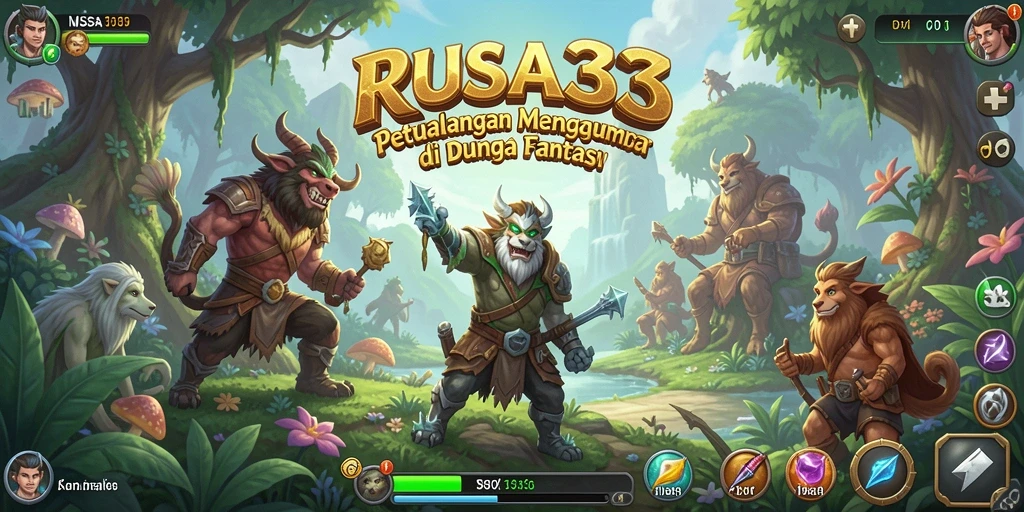 Gameplay RUSA33 menampilkan petualangan seru dan menantang.