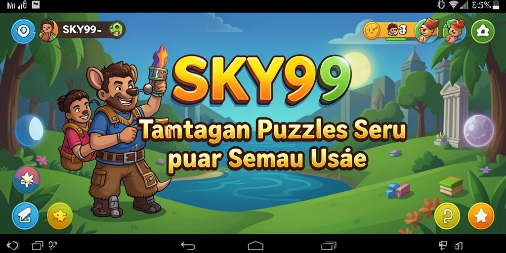 Tampilan gameplay SKY99 yang menantang dan penuh warna.
