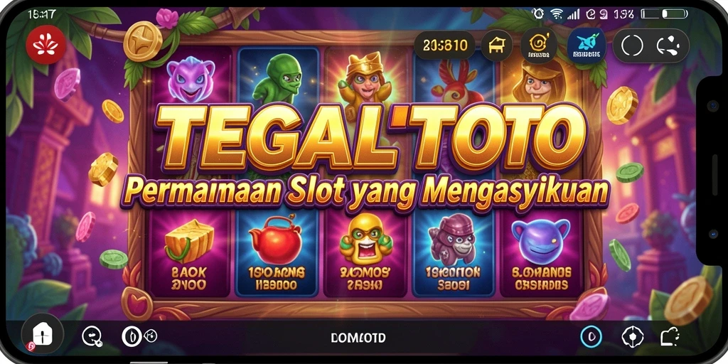 Tampilan gameplay TEGALTOTO yang menarik dengan efek visual memukau.