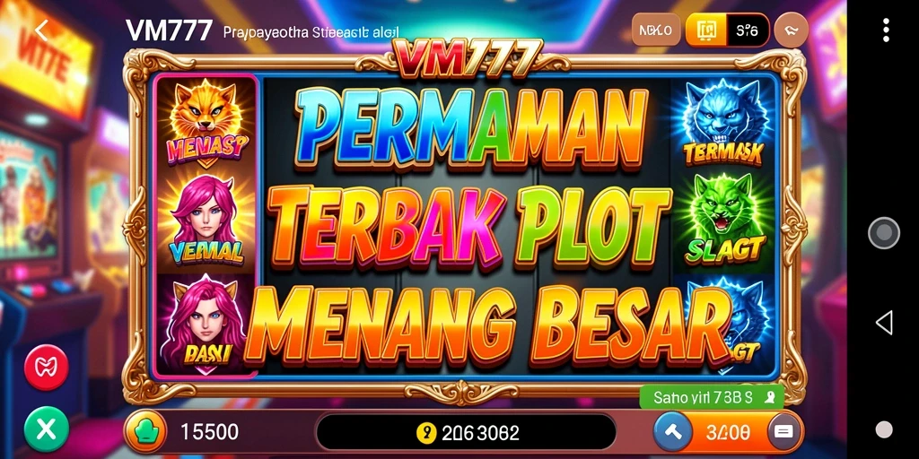 Tampilan gameplay Slot yang menarik dan menyenangkan dari VM777.