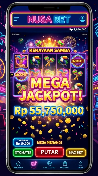 Screenshot proses instalasi aplikasi nusabet yang sederhana dan cepat.